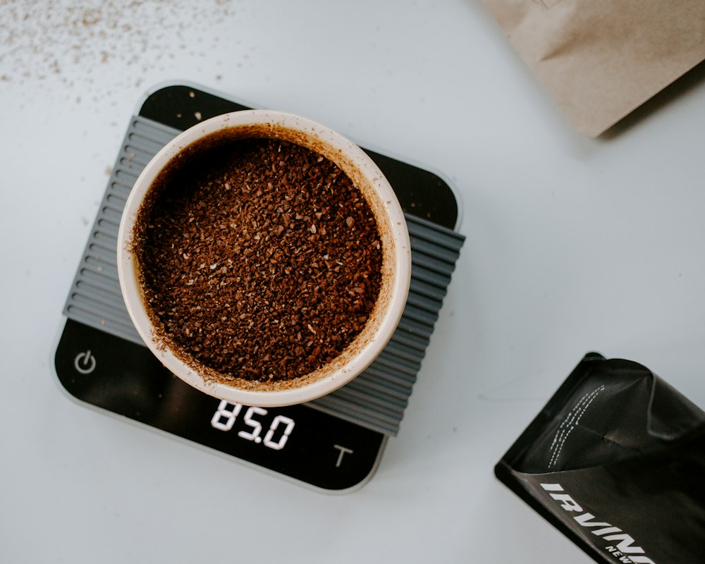 Coffee brewing with precision scale